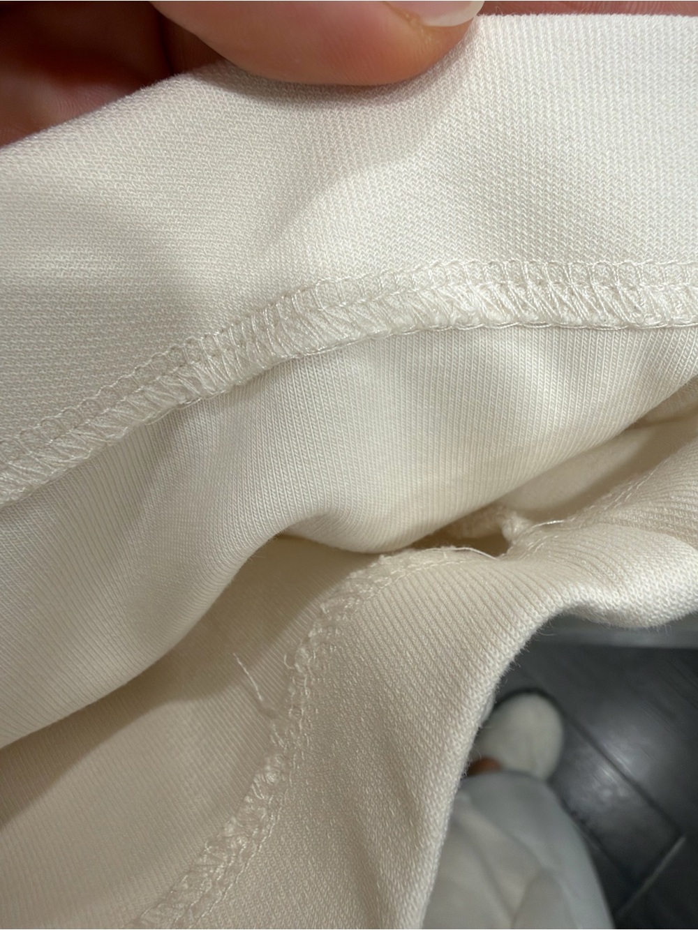 ZARA Vest and Barrel Leg pants set in Oyster-White Size Medium - Picture 8 of 10